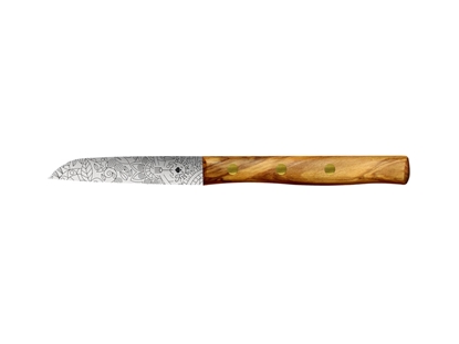 Picture of Pikas ZÖPPKEN STYLE SPELUCCHINO (Paring knife) CM 8 Olive Mosaik
