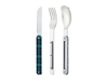 Picture of Akinod MAGNETIC STRAIGHT CUTLERY 12H34 MIRROR Tartan Vert