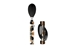 Immagine di Akinod MULTIFUNCTION CUTLERY 13H25 BLACK MIRROR Sphere