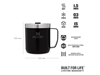 Picture of Stanley CLASSIC LEGENDARY CAMP MUG 12oz /350ml Matte Black Pebble