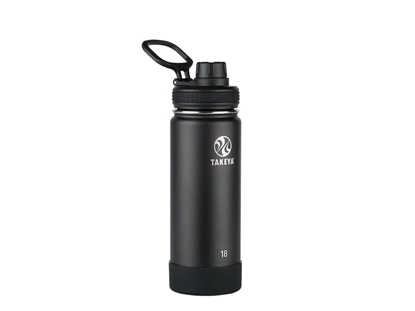 Picture of Takeya ACTIVES SPOUT INSULATED BOTTLE 18oz / 530ml Onyx (51060)