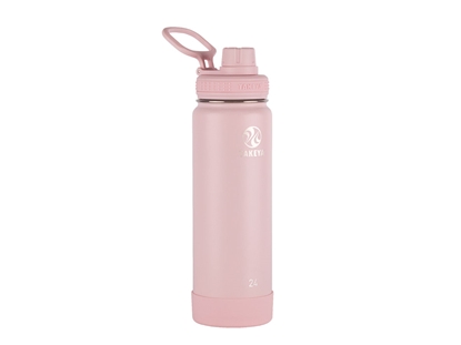 Picture of Takeya ACTIVES SPOUT INSULATED BOTTLE 24oz / 700ml Blush (51054)