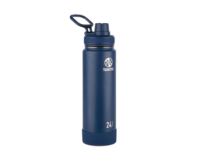 Immagine di Takeya ACTIVES SPOUT INSULATED BOTTLE 24oz / 700ml Midnight (51044)