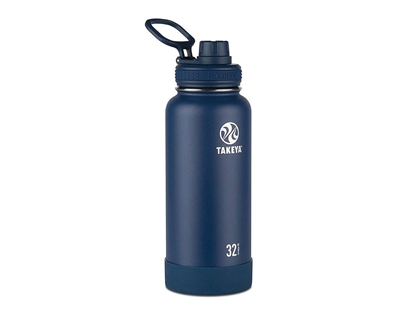 Picture of Takeya ACTIVES SPOUT INSULATED BOTTLE 32oz / 950ml Midnight (51024)
