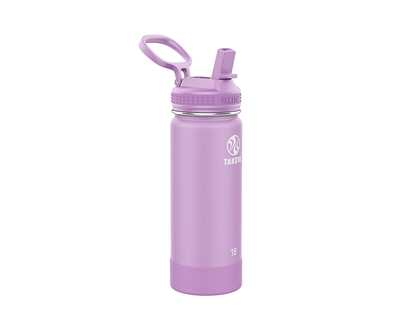 Immagine di Takeya ACTIVES STRAW INSULATED BOTTLE 18oz / 530ml Lilac (51202)