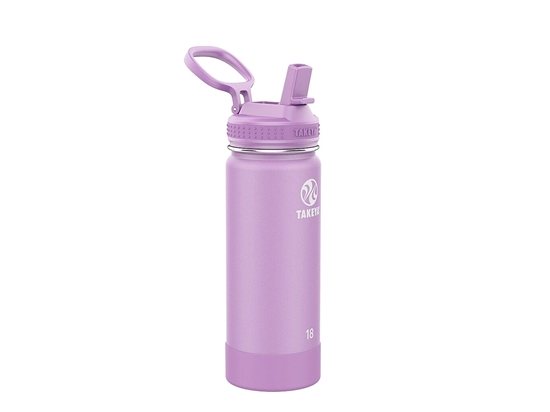 Picture of Takeya ACTIVES STRAW INSULATED BOTTLE 18oz / 530ml Lilac (51202)
