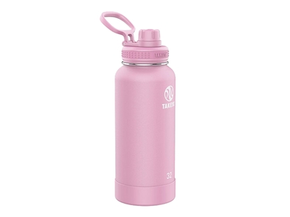 Picture of Takeya ACTIVES SPOUT INSULATED BOTTLE 32oz / 950ml Pink Lavender (51852)