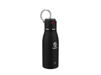 Picture of Takeya ACTIVES TRAVELER INSULATED BOTTLE 17oz / 503ml Onyx (51273)