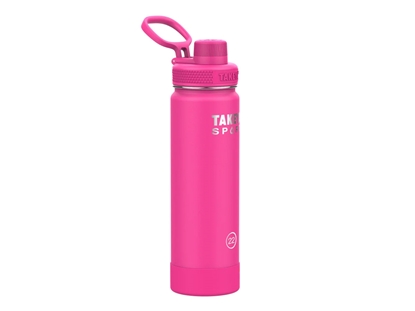 Picture of Takeya SPORT COPPER SPOUT INSULATED BOTTLE 22oz / 650ml Pink Sweep (52320)