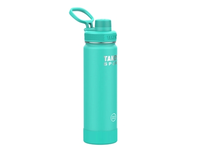 Picture of Takeya SPORT COPPER SPOUT INSULATED BOTTLE 22oz / 650ml Touchdown Teal (52318)