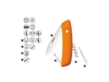 Picture of Swiza D01 Orange (KNI.0010.1060)