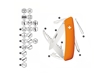 Picture of Swiza D06 Orange (KNI.0060.1060)