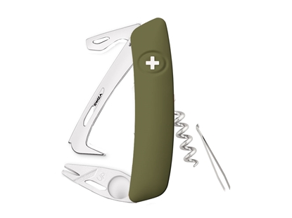 Picture of Swiza HO03 HORSE & TICK TOOL Olive (KHO.0070.1050)