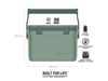 Picture of Stanley ADVENTURE EASY CARRY OUTDOOR COOLER 16qt /15.1l Stanley Green