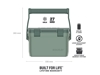 Immagine di Stanley ADVENTURE EASY CARRY OUTDOOR COOLER 7qt /6.6l Stanley Green