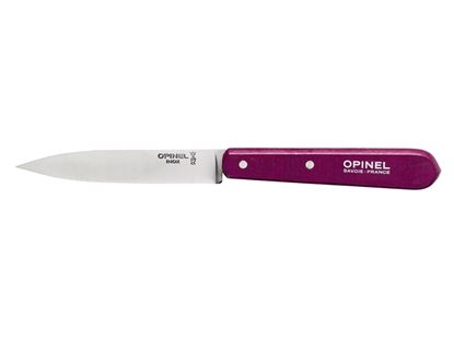Picture of Opinel ESSENTIELS N°112 SPELUCCHINO (Paring knife) "AUBERGINE" CM 10 (001914)