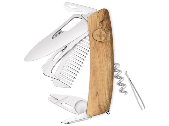 Picture of Swiza SH09R-HTT HORSE & TICK TOOL Wood Oak (KSH.0160.6330)