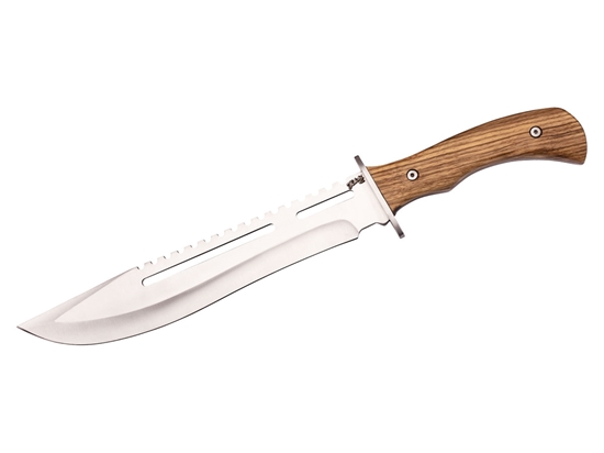 Picture of Herbertz FIXED BLADE ZEBRAWOOD 55007