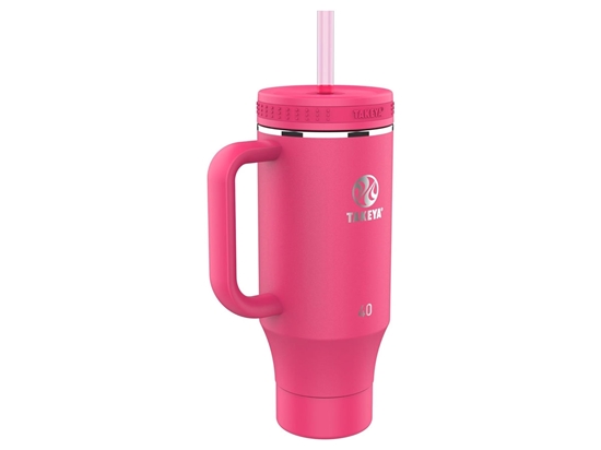 Picture of Takeya STANDARD STRAW TUMBLER 40oz / 1210ml Dragon Fruit (52484)