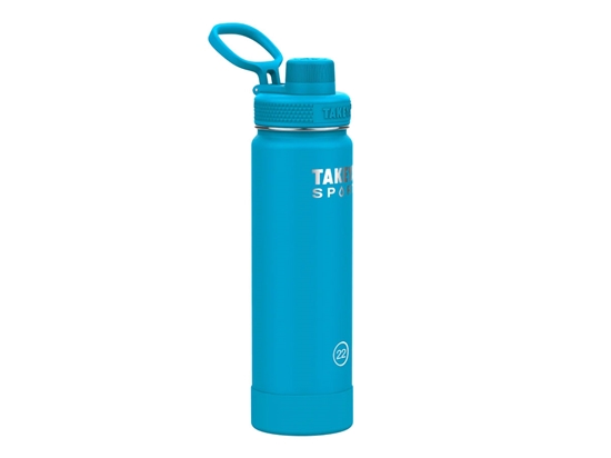 Immagine di Takeya SPORT COPPER SPOUT INSULATED BOTTLE 22oz / 650ml Champion Blue (52313)