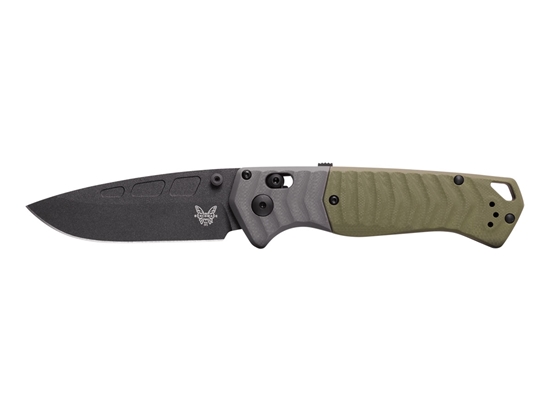 Picture of Benchmade PSK MAGNACUT 593BK GRAY & OD GREEN G10