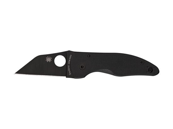 Immagine di Spyderco MICROJIMBO BLACK G-10 PLAIN BLACK BLADE C264GPBK