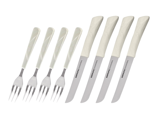 Picture of Samura HANNIBAL SET 8 PZ (4 Steak Knives & 4 Forks) SHN-0280