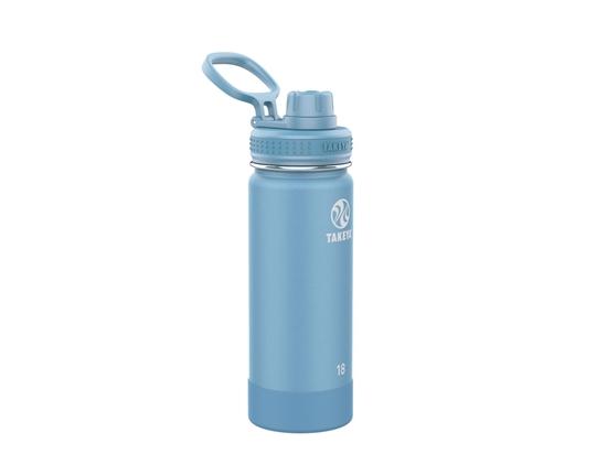 Picture of Takeya ACTIVES SPOUT INSULATED BOTTLE 18oz / 530ml Bluestone (51214)