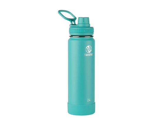 Picture of Takeya ACTIVES SPOUT INSULATED BOTTLE 24oz / 700ml Teal (51048)