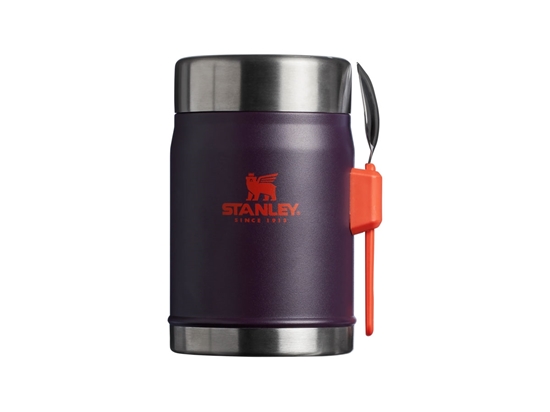 Immagine di Stanley CLASSIC LEGENDARY FOOD JAR + SPORK 14oz /400ml Plum