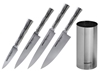 Immagine di Samura BAMBOO KNIFE-BLOCK + SET4PZ (CUOCO-AFFETTARE-FILETTARE-SPELUCCHINO)SBA-05