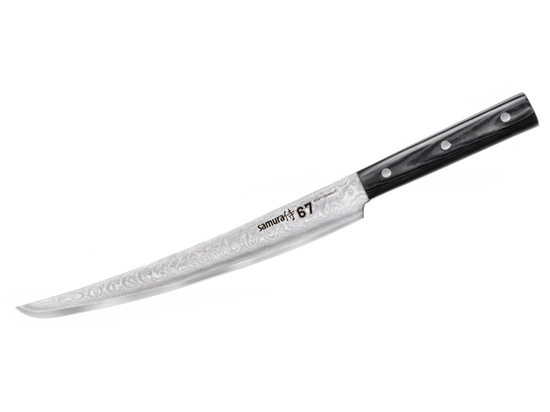 Picture of Samura DAMASCUS 67 AFFETTARE TANTO  (Tanto Slicing knife) CM.23 SD67-0046MT