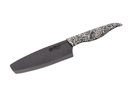 Picture of Samura INCA CERAMICA NERO NAKIRI (Nakiri Knife) CM.16,5 SIN-0043B