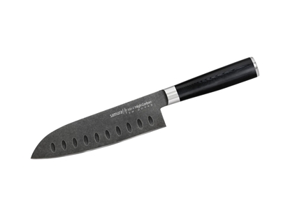 Picture of Samura MO-V STONEWASH SANTOKU (Santoku knife hollow ground) CM.18 SM-0094B