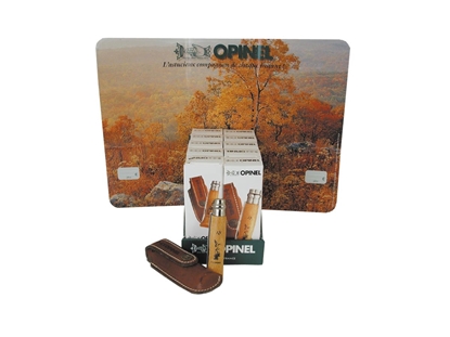 Immagine di Opinel DISPLAY "PLAISIR D'AUTOMNE" 10 PZ N°08 INOX