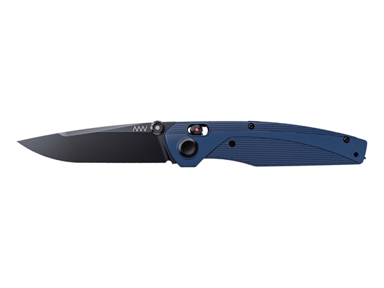 Picture of ANV Knives A100 BB DLC SLEIPNER GRN BLUE / ALOCK ANVA100-020