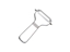 Picture of Samura PELAPATATE LISCIO (Peeler straight blade) SVP-01