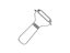 Immagine di Samura PELAPATATE SEGHETTATO (Peeler serrated blade) SVP-01S