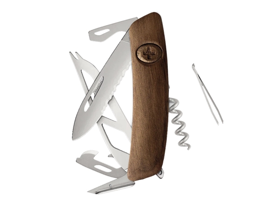 Picture of Swiza CH05TR AM CHEESE Wood Walnut (KCR.0056.6300)