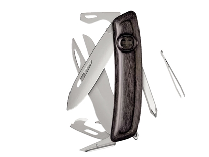 Picture of Swiza D08R AM SCISSORS Laminate Black (KNR.0126.6510)