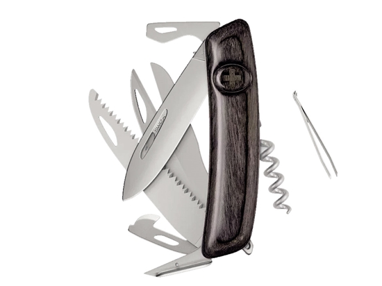 Picture of Swiza D09R AM SAW & SCISSORS Laminate Black (KNR.0136.6510)