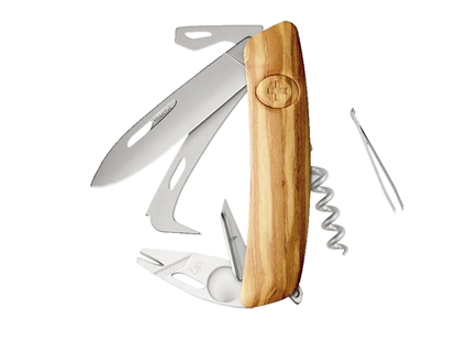 Picture of Swiza HO05R-TT AM HORSE & TICK TOOL Wood Olive (KHO.0096.6310)