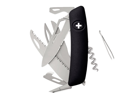 Immagine di Swiza SH09TR AM SAW & SCISSORS WAVY EDGE Black (KST.0136.1010)