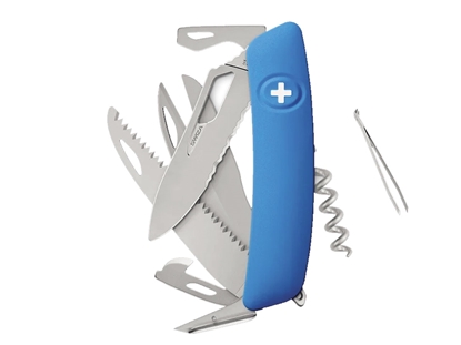 Immagine di Swiza SH09TR AM SAW & SCISSORS WAVY EDGE Blue (KST.0136.1030)