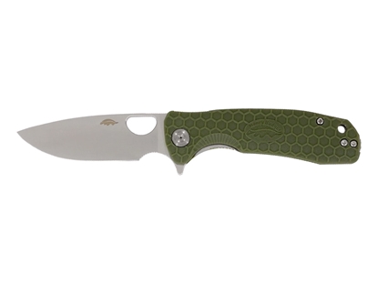 Picture of Honey Badger HB1003 FLIPPER DROP POINT LARGE Green