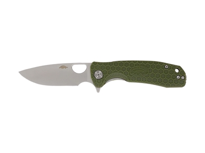Picture of Honey Badger HB1013 FLIPPER DROP POINT MEDIUM Green
