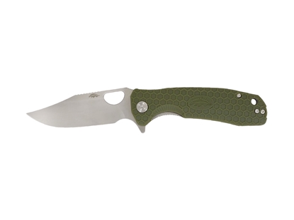 Picture of Honey Badger HB4071 CLIP POINT MEDIUM Green