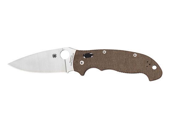 Immagine di Spyderco MANIX 2 XL BROWN CANVAS MICARTA CPM CRUWEAR C95MPCW2