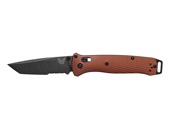 Immagine di Benchmade BAILOUT 537SBK-07 BURNT COPPER ALUMINUM TANTO SERRATED