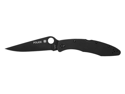 Immagine di Spyderco POLICE BLACK SS BLACK BLADE PLAIN C07BKP